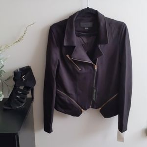 BlankNYC  moto jckt 6 gold zips M**HOST PICK 3/1**